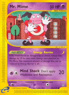 Mr. Mime 95 — Aquapolis