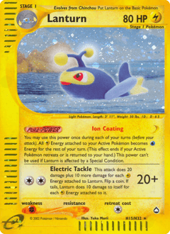 Carta Lanturn H15 do set Aquapolis — Pokémon TCG | Bynx