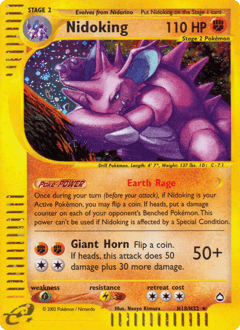 Nidoking H18/147 — Aquapolis