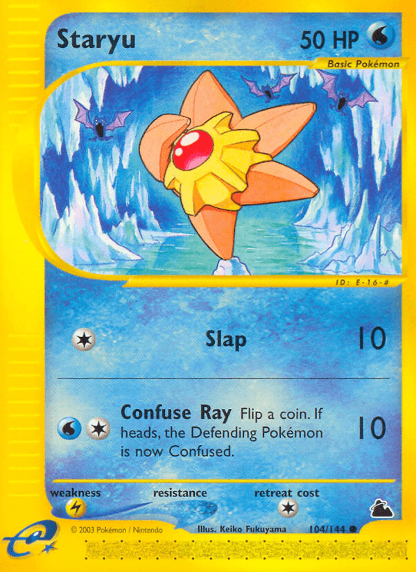 Carta Staryu 104/144 do set Skyridge — Pokémon TCG | Bynx