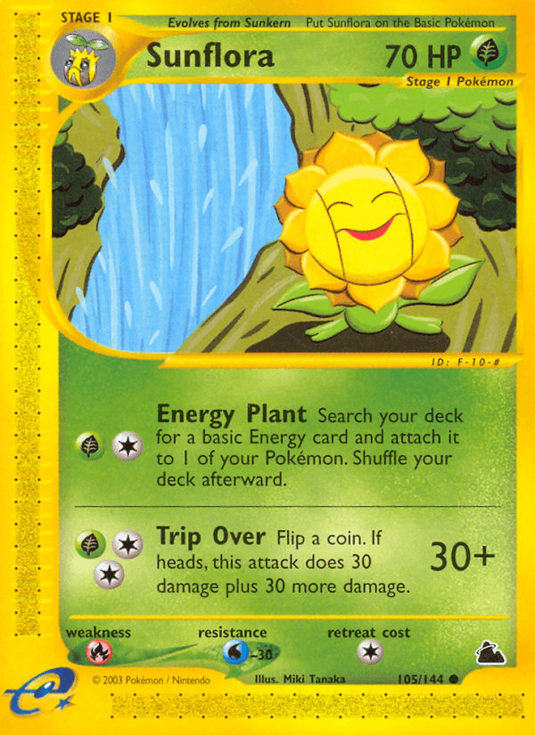 Carta Sunflora 105/144 do set Skyridge — Pokémon TCG | Bynx