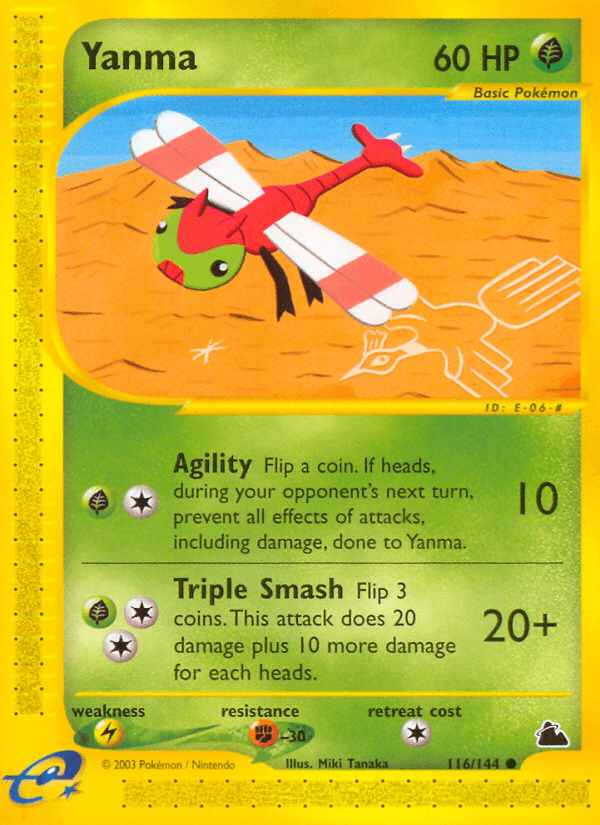 Carta Yanma 116/144 do set Skyridge — Pokémon TCG | Bynx