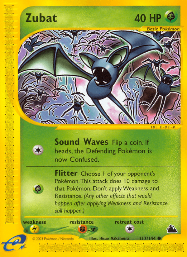 Carta Zubat 117/144 do set Skyridge — Pokémon TCG | Bynx
