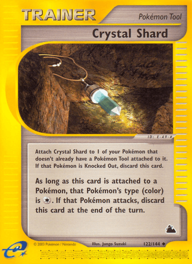 Carta Crystal Shard 122/144 do set Skyridge — Pokémon TCG | Bynx