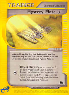 Mystery Plate α 133/144 — Skyridge