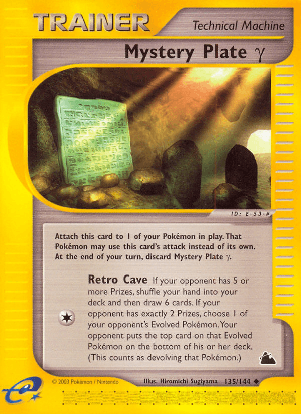 Carta Mystery Plate γ 135/144 do set Skyridge — Pokémon TCG | Bynx