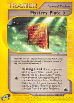 Mystery Plate δ 136/144 — Skyridge