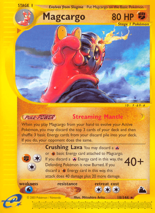 Carta Magcargo 18/144 do set Skyridge — Pokémon TCG | Bynx