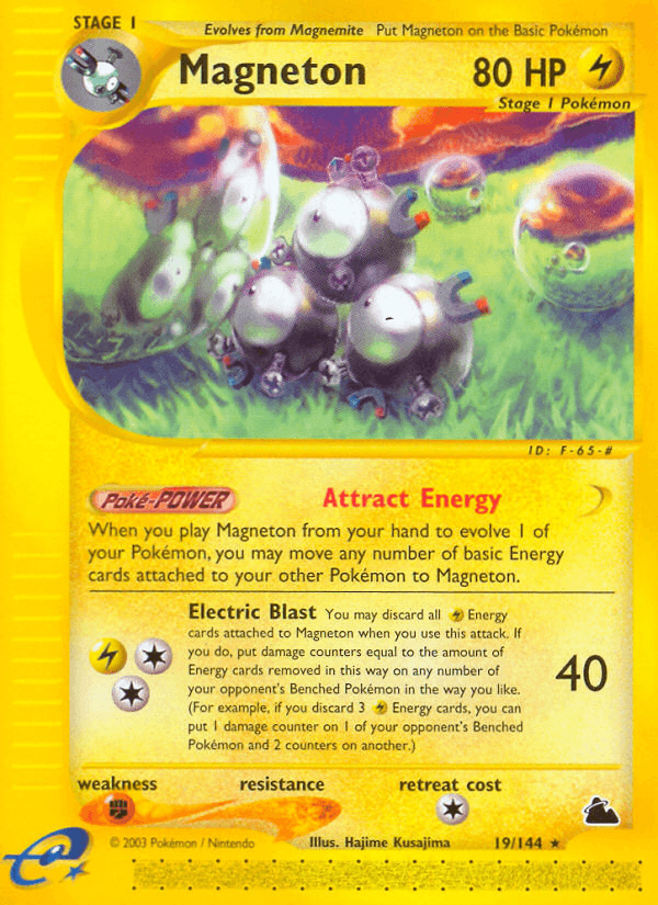 Carta Magneton 19/144 do set Skyridge — Pokémon TCG | Bynx