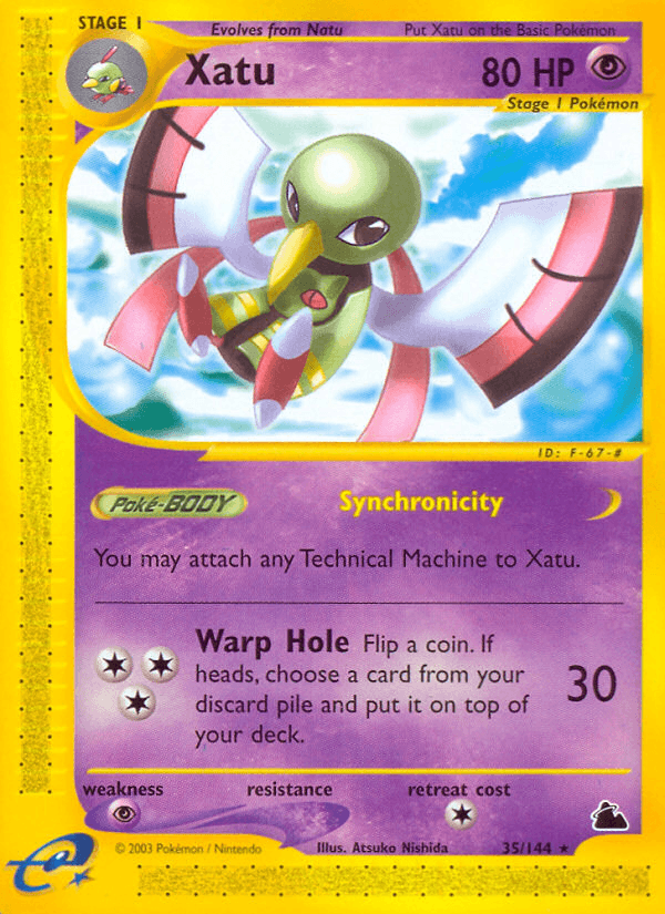Carta Xatu 35/144 do set Skyridge — Pokémon TCG | Bynx