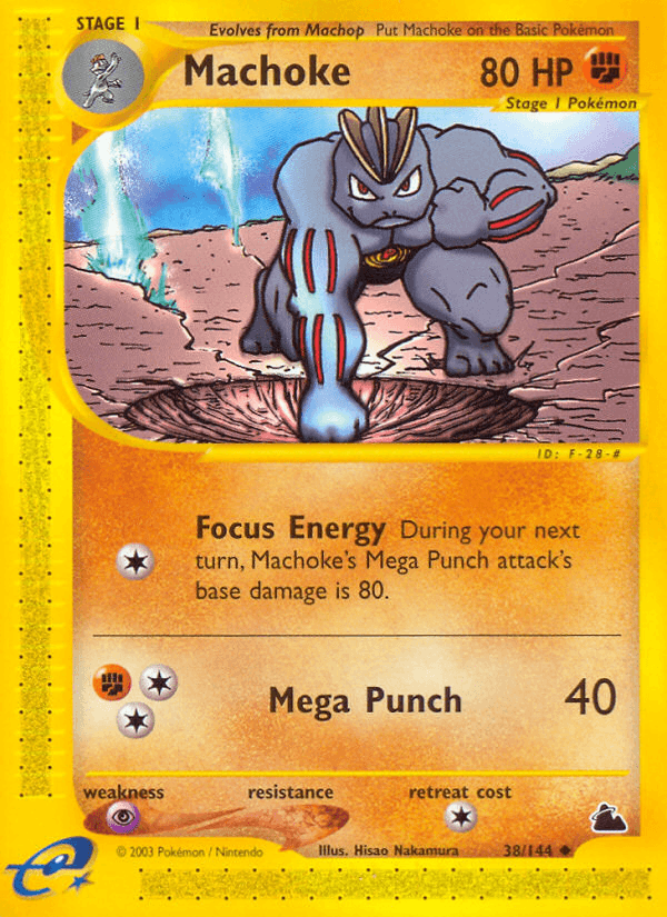 Carta Machoke 38/144 do set Skyridge — Pokémon TCG | Bynx