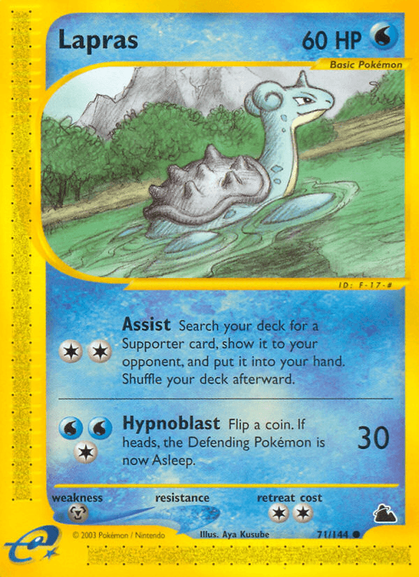 Carta Lapras 71/144 do set Skyridge — Pokémon TCG | Bynx