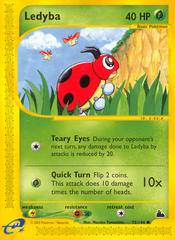 Carta Ledyba 72/144 do set Skyridge — Pokémon TCG | Bynx