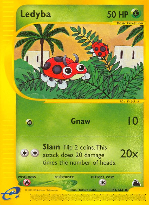 Carta Ledyba 73/144 do set Skyridge — Pokémon TCG | Bynx