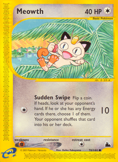 Meowth 78/144 — Skyridge
