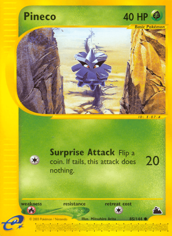Carta Pineco 85/144 do set Skyridge — Pokémon TCG | Bynx
