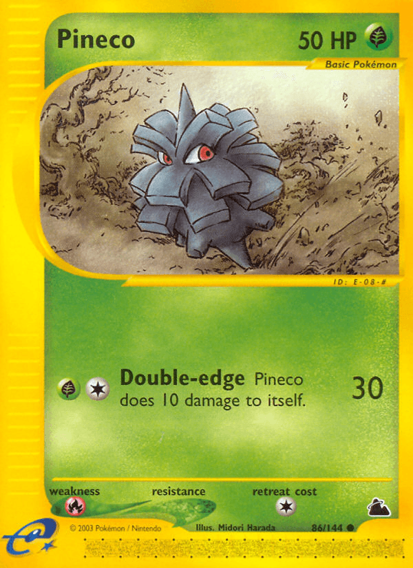 Carta Pineco 86/144 do set Skyridge — Pokémon TCG | Bynx