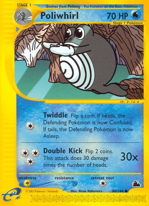 Carta Poliwhirl 88/144 do set Skyridge — Pokémon TCG | Bynx