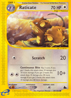 Raticate 89/144 — Skyridge
