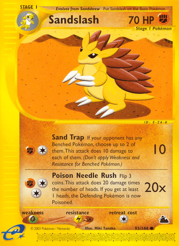 Carta Sandslash 93/144 do set Skyridge — Pokémon TCG | Bynx
