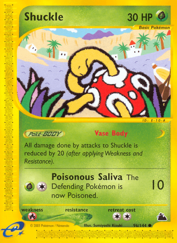 Carta Shuckle 96/144 do set Skyridge — Pokémon TCG | Bynx