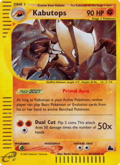 Kabutops H13/144 — Skyridge