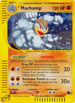 Carta Machamp H15 do set Skyridge — Pokémon TCG | Bynx