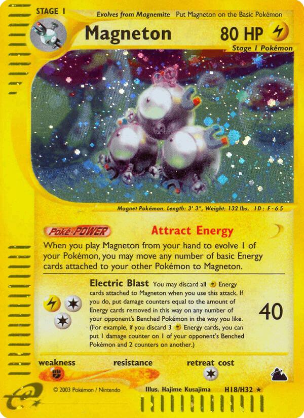 Carta Magneton H18/144 do set Skyridge — Pokémon TCG | Bynx