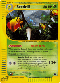 Carta Beedrill H4 do set Skyridge — Pokémon TCG | Bynx