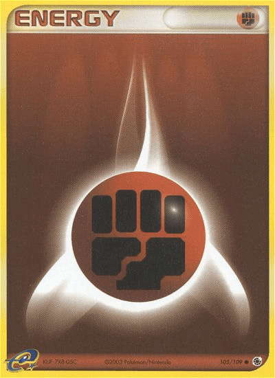 Carta Fighting Energy 105/109 do set Ruby & Sapphire — Pokémon TCG | Bynx