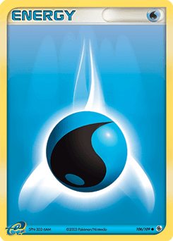 Water Energy 106/109 — EX Rubi e Safira