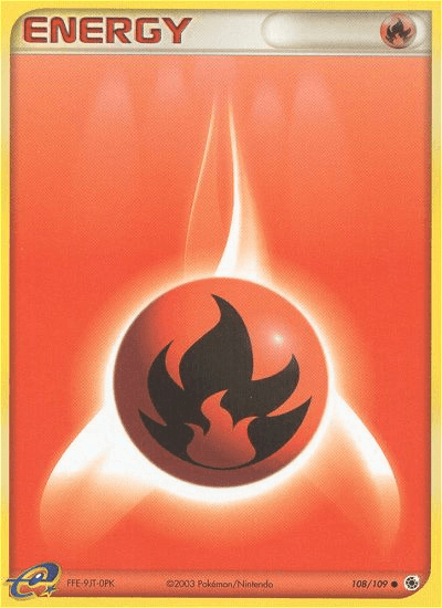 Carta Fire Energy 108/109 do set Ruby & Sapphire — Pokémon TCG | Bynx