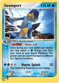 Swampert 13/109 — EX Rubi e Safira