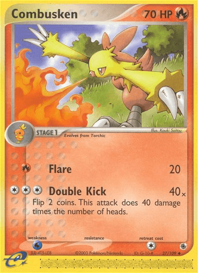 Carta Combusken 27/109 do set Ruby & Sapphire — Pokémon TCG | Bynx