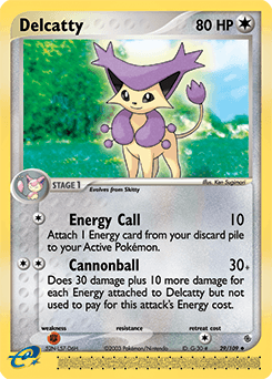 Delcatty 29/109 — EX Rubi e Safira