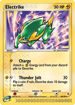 Electrike 30/109 — EX Rubi e Safira