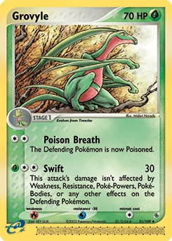 Grovyle 31/109 — EX Rubi e Safira