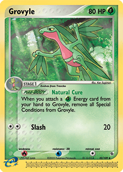 Grovyle 32/109 — EX Rubi e Safira