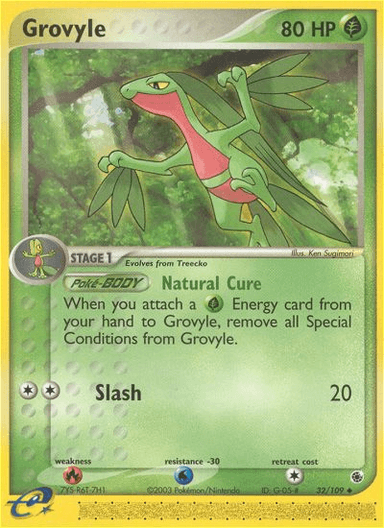 Carta Grovyle 32/109 do set Ruby & Sapphire — Pokémon TCG | Bynx