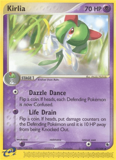 Carta Kirlia 35/109 do set Ruby & Sapphire — Pokémon TCG | Bynx