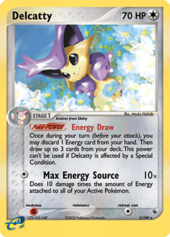 Delcatty 5/109 — EX Rubi e Safira