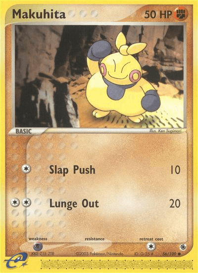 Carta Makuhita 56/109 do set Ruby & Sapphire — Pokémon TCG | Bynx