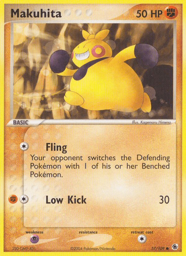 Carta Makuhita 57/109 do set Ruby & Sapphire — Pokémon TCG | Bynx