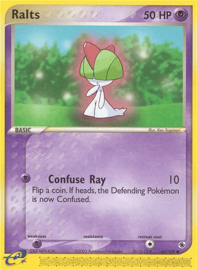 Carta Ralts 66/109 do set Ruby & Sapphire — Pokémon TCG | Bynx