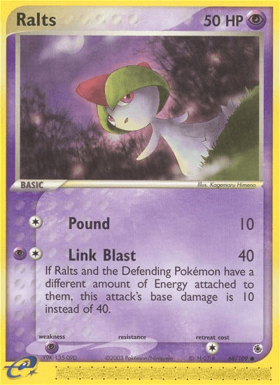 Carta Ralts 68/109 do set Ruby & Sapphire — Pokémon TCG | Bynx