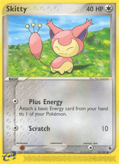 Carta Skitty 70/109 do set Ruby & Sapphire — Pokémon TCG | Bynx
