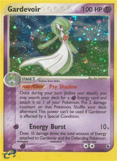 Carta Gardevoir 7/109 do set Ruby & Sapphire — Pokémon TCG | Bynx