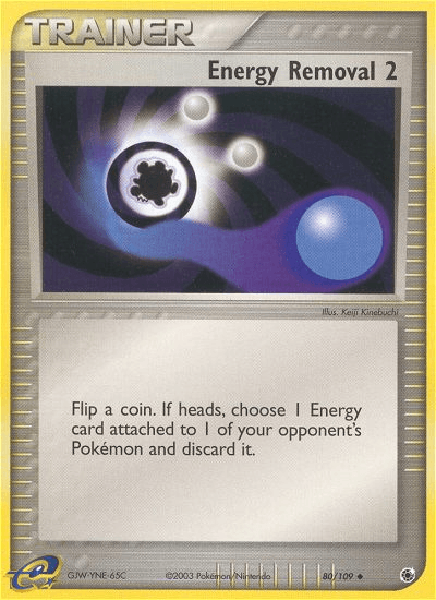 Carta Energy Removal 2 80/109 do set Ruby & Sapphire — Pokémon TCG | Bynx
