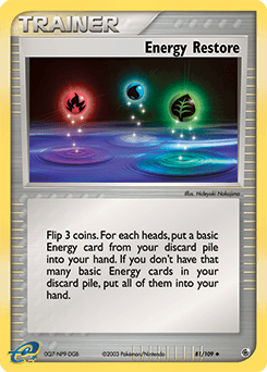 Energy Restore 81/109 — EX Rubi e Safira