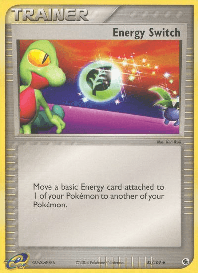 Carta Energy Switch 82/109 do set Ruby & Sapphire — Pokémon TCG | Bynx